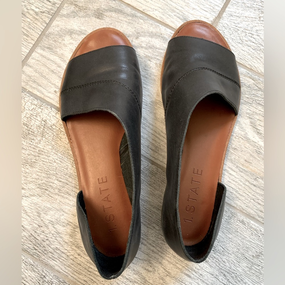 1. STATE Leather Cutout Sandals